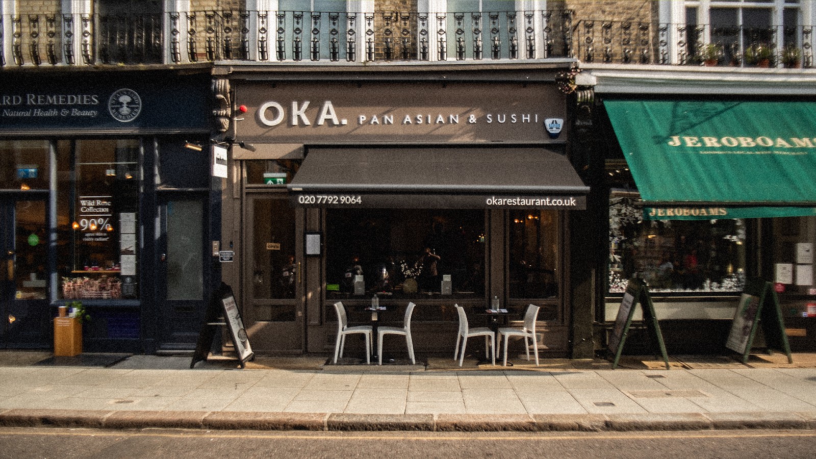 OKA Restaurant Notting Hill: the place