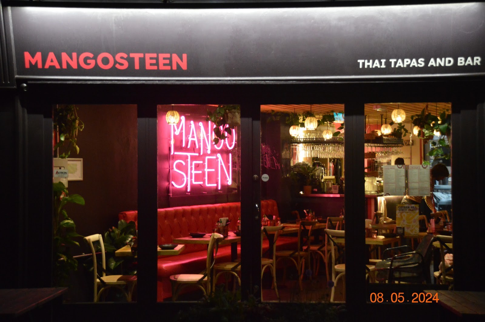 Mangosteen Cotham Hill (Thai Tapas & Bar): the place
