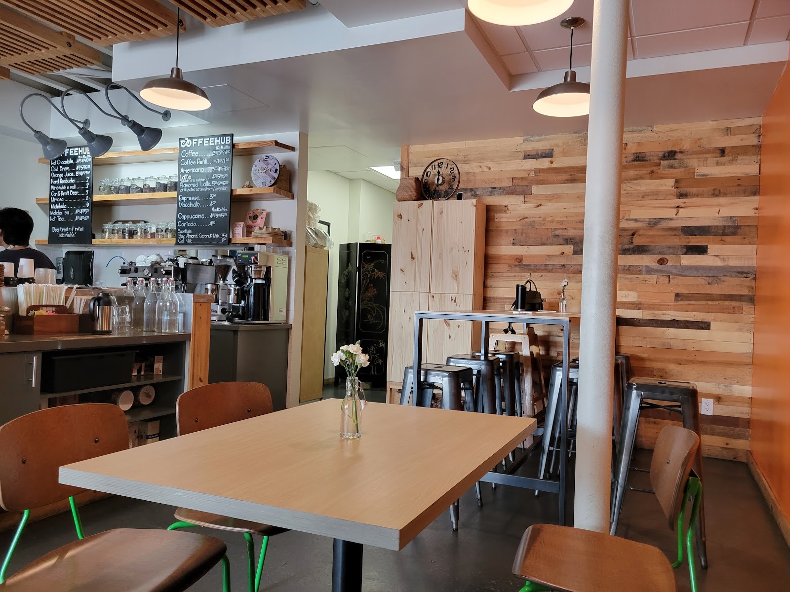 Coffee Hub and Cafe (Now Juno's): the place