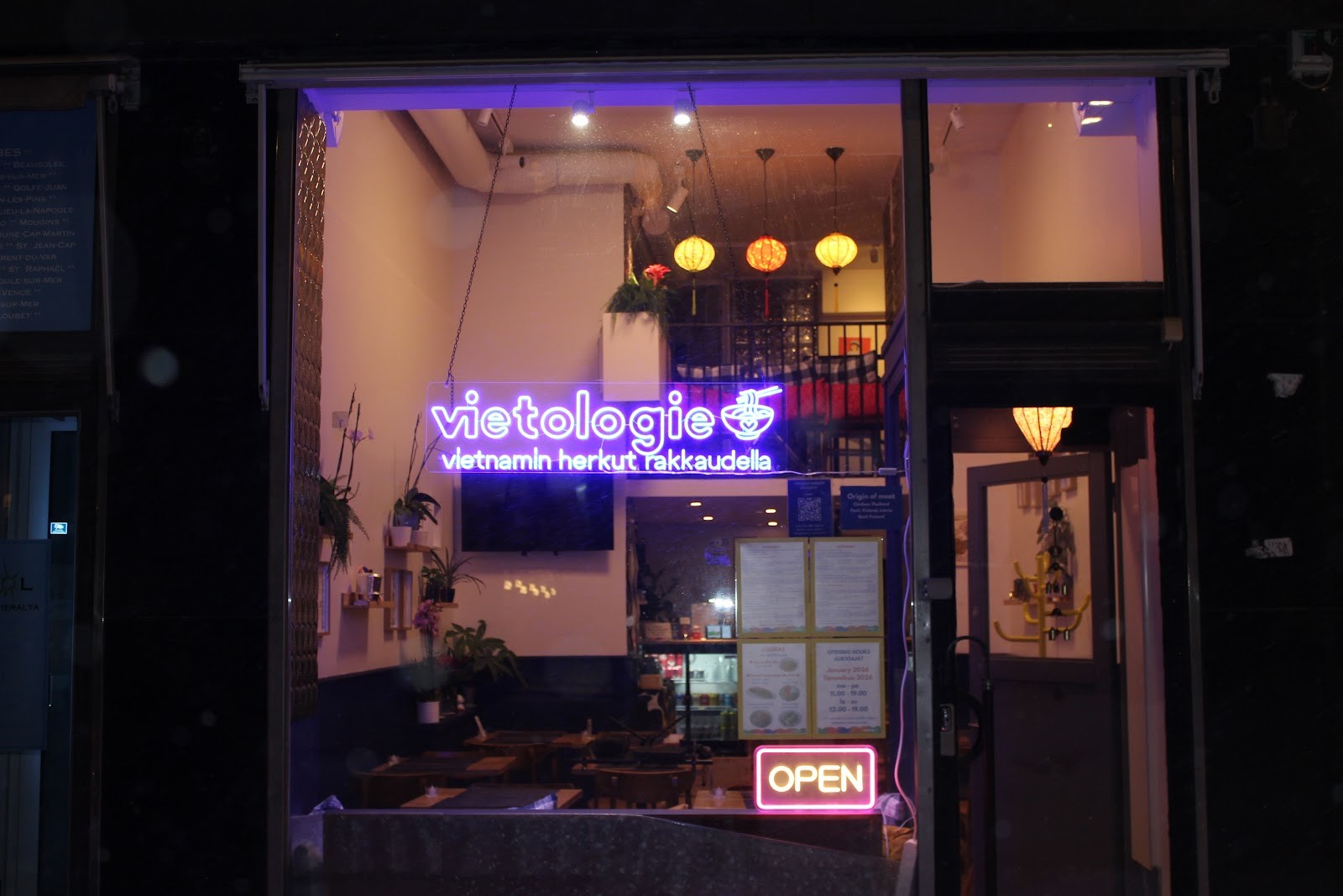 Ravintola Vietologie: the place