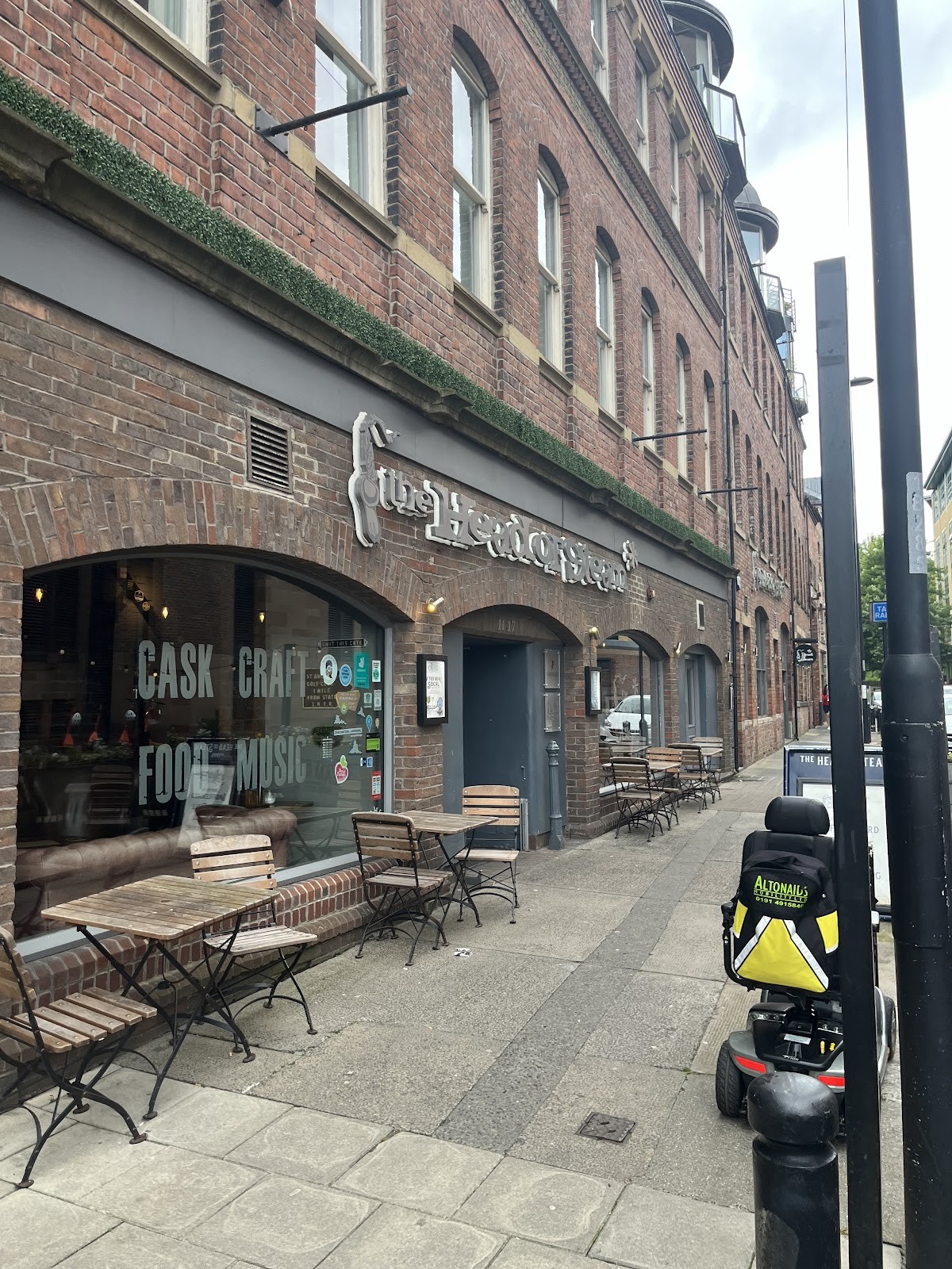 The Head of Steam Quayside: the place