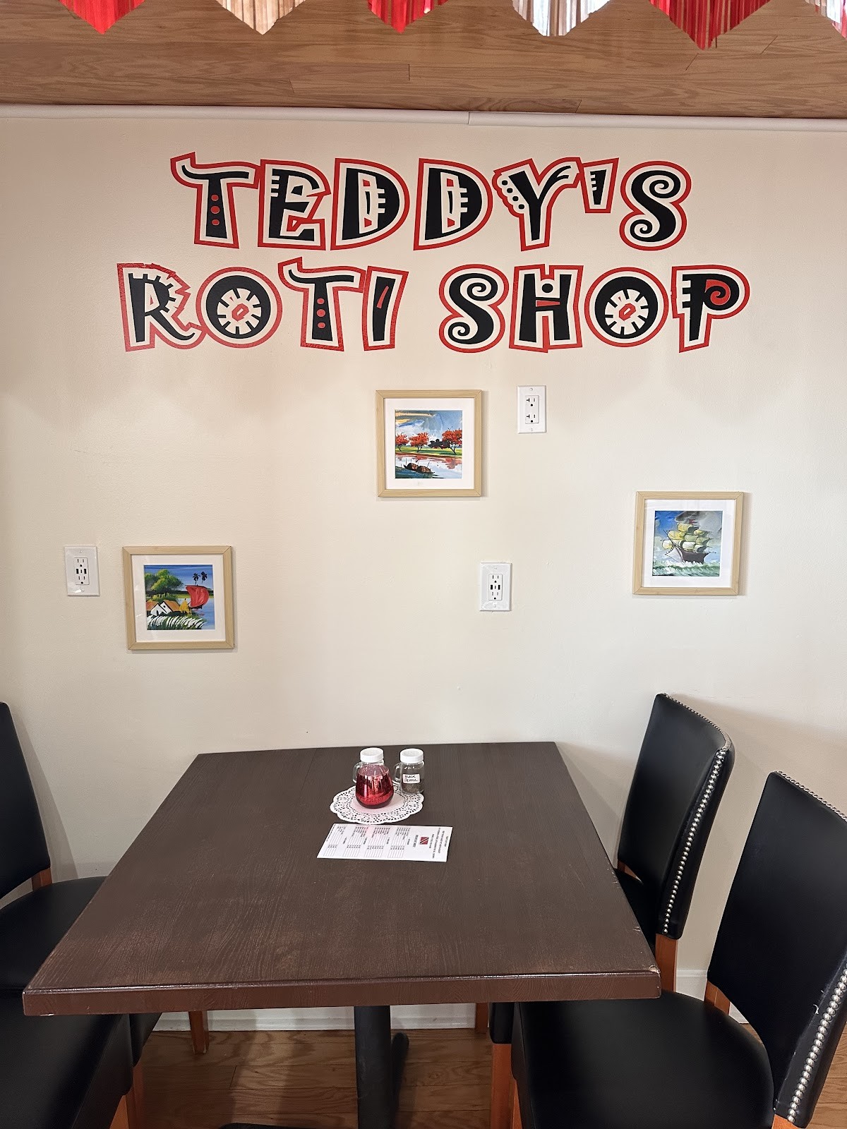 Teddy's Roti Shop: the place