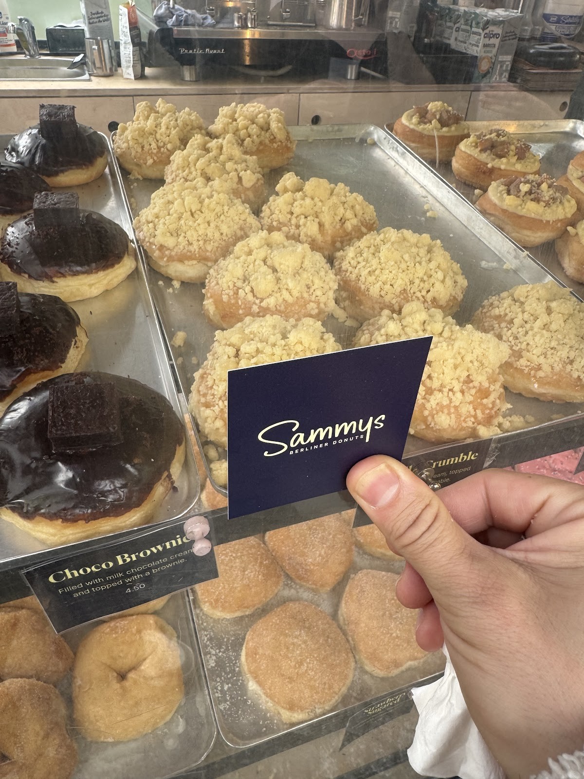 Sammys Berliner Donuts: food & drinks