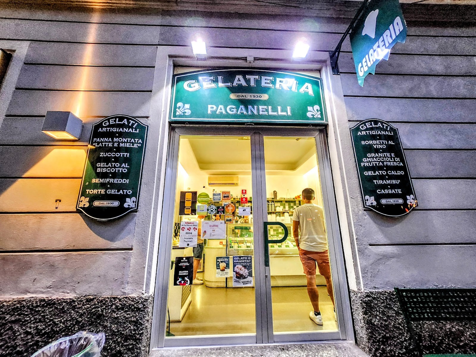 Gelateria Paganelli: the place
