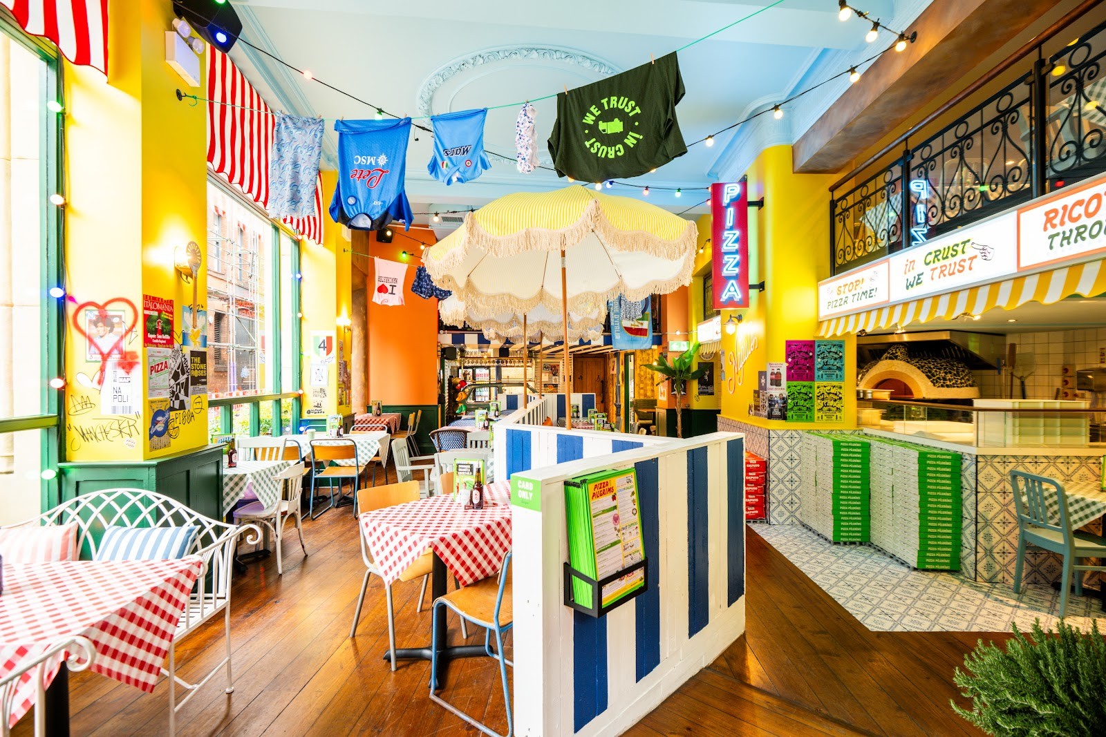 Pizza Pilgrims Manchester: the place