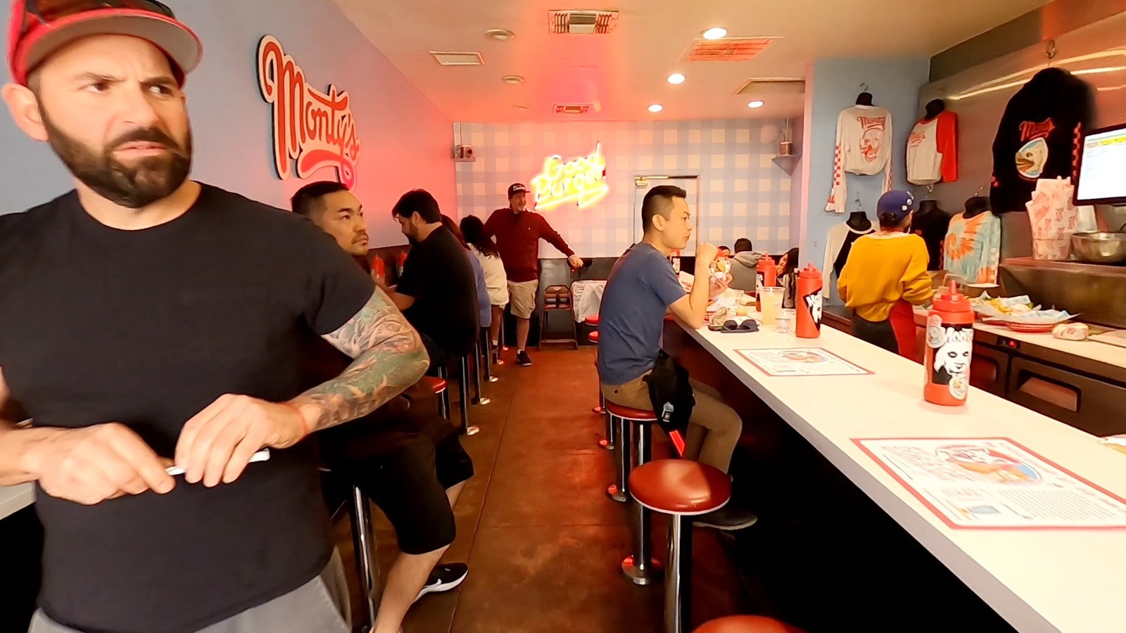 Monty's Good Burger Koreatown: the place