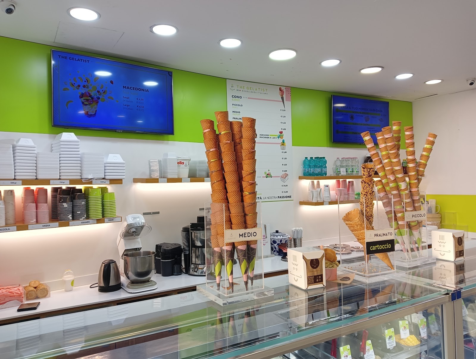 The Gelatist via Appia Nuova 128: the place