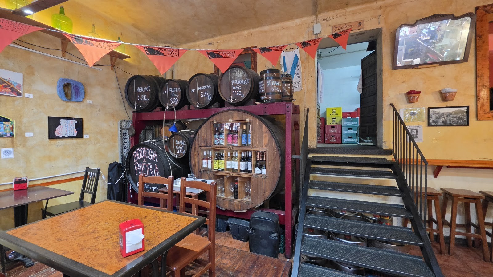 Bodega La Riera: the place