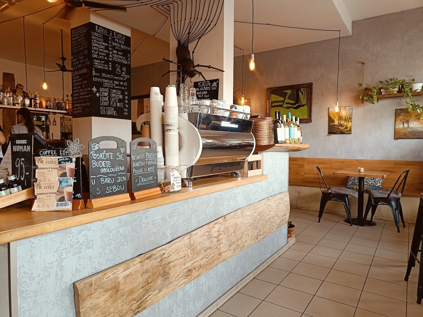 Cafe in Exile: the place