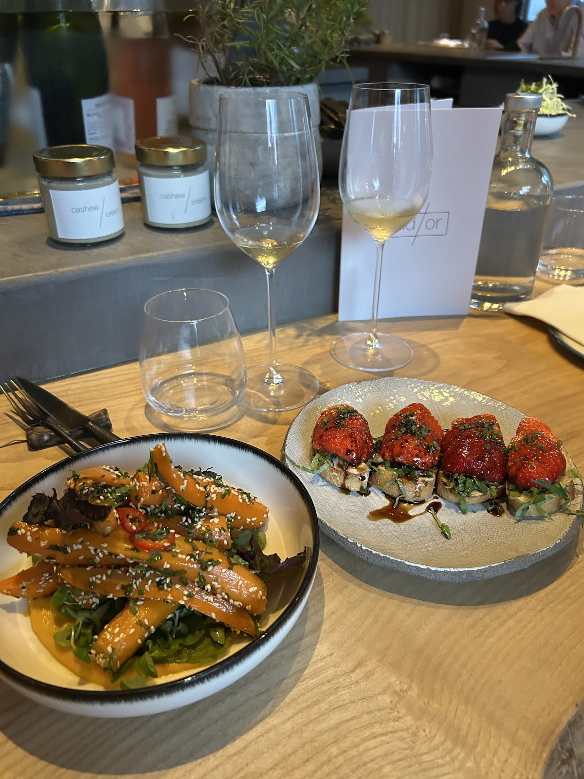 and/or: food & drinks