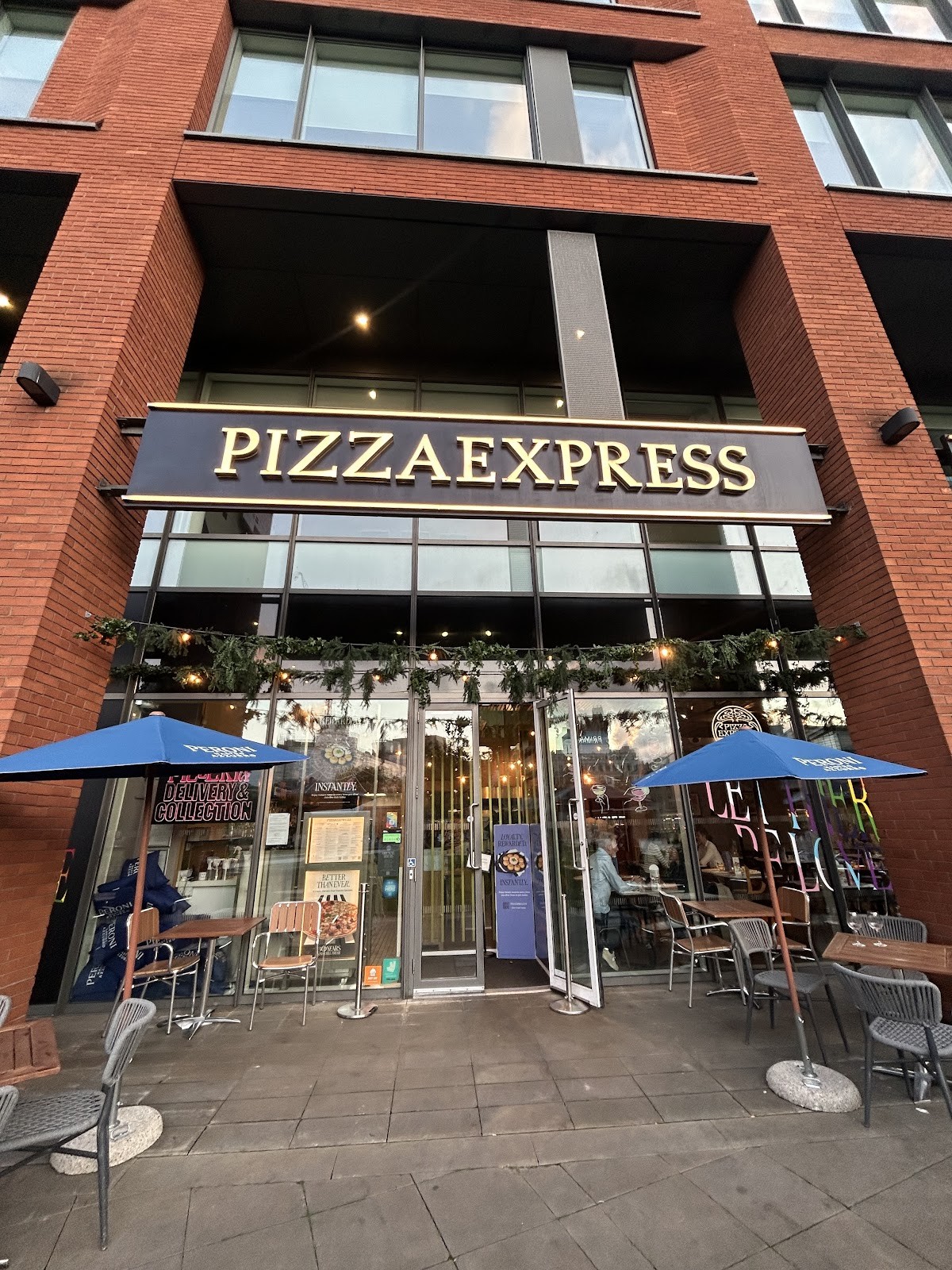 Pizza Express - Picadilly Gardens: the place