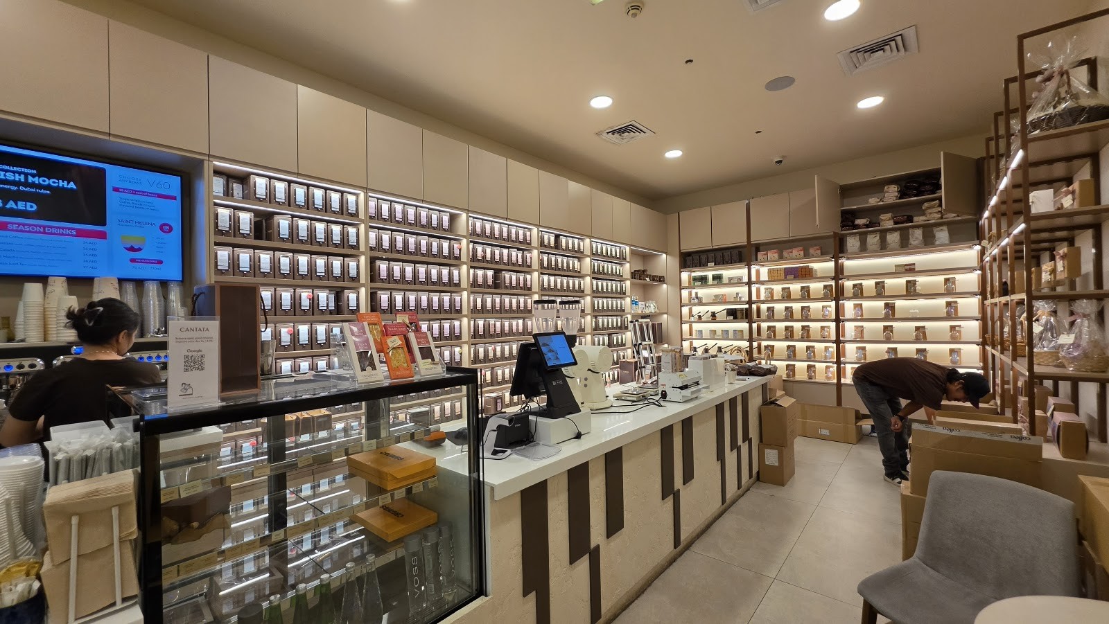 Cantata Tea and Coffee Shop: the place