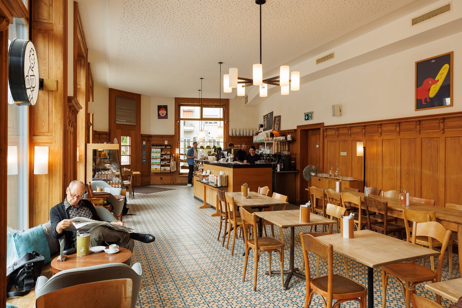 Walter Buchmann Café Hubertus: the place