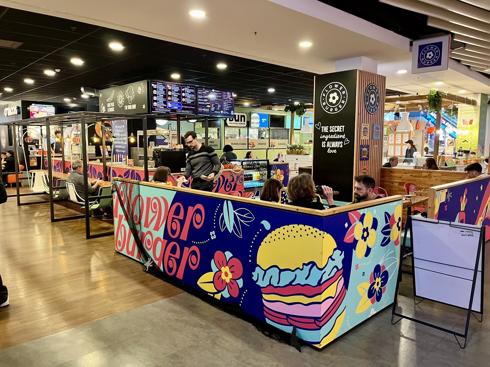 Flower Burger: the place