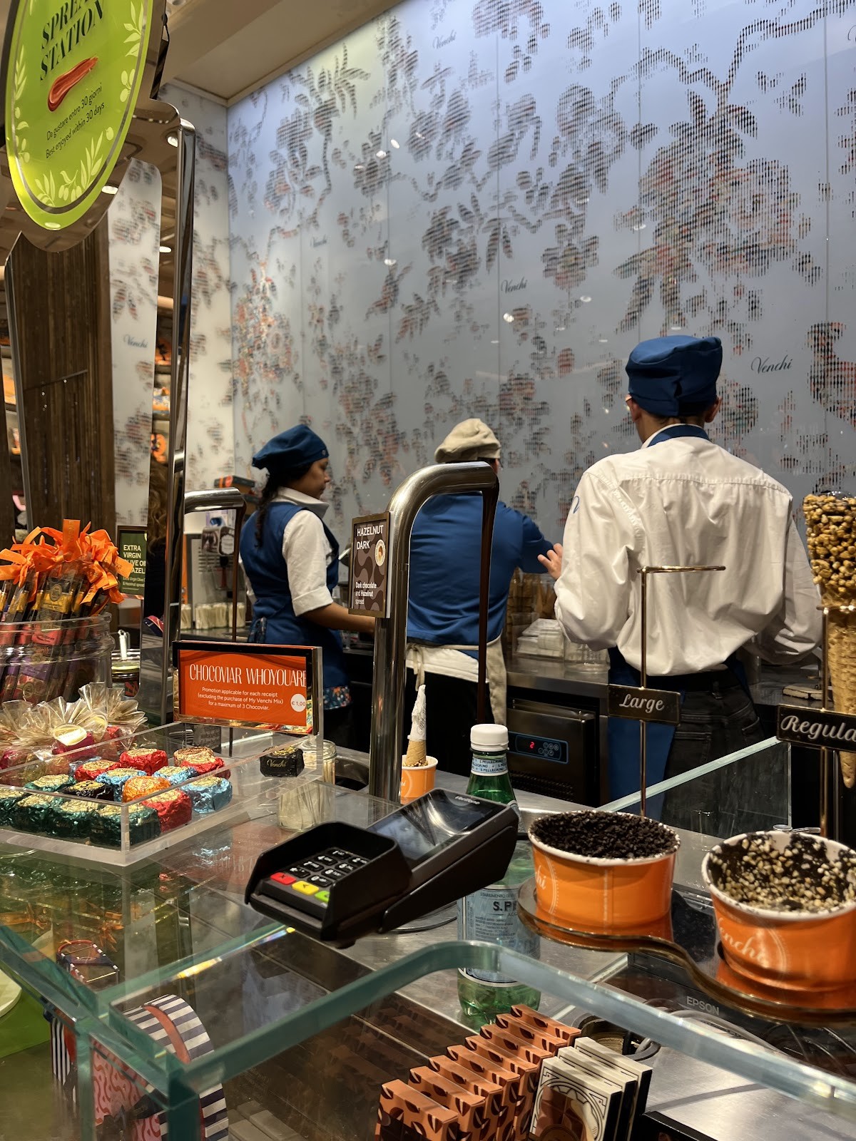 Venchi Cioccolato e Gelato, Milano Via Dante: the place