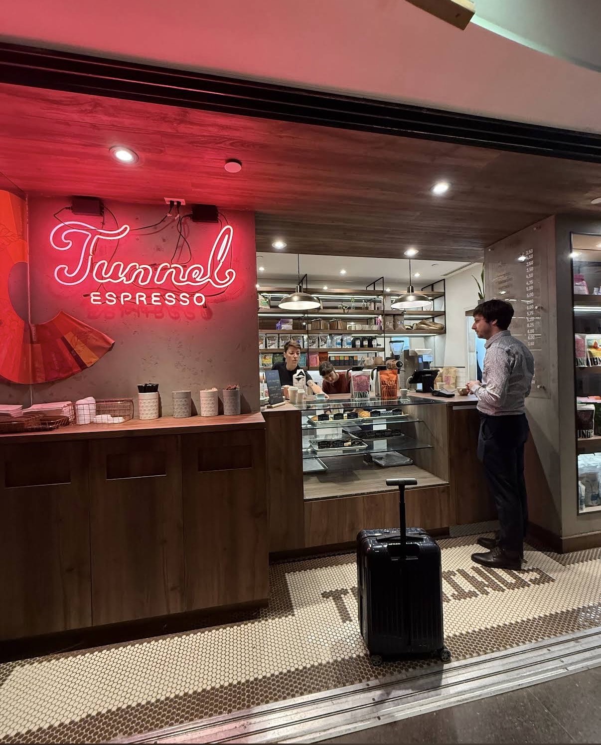 Tunnel Espresso Gare centrale: the place