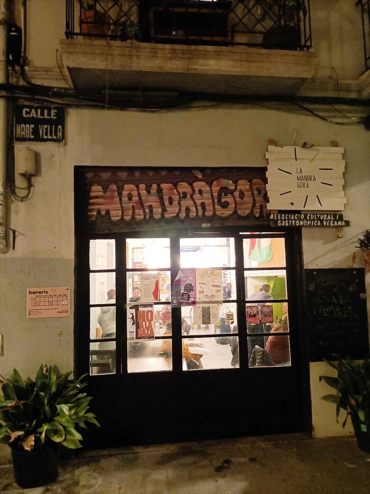 Asociación Cultural Gastronómica Vegana La Mandrágora: the place
