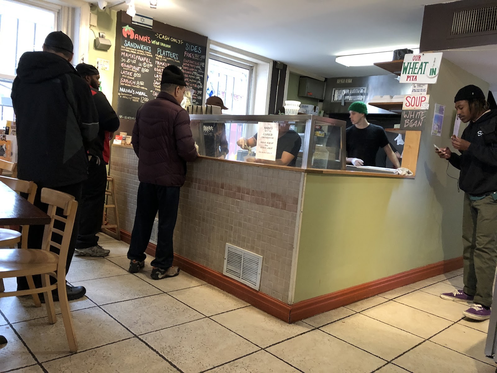 Mama's Vegetarian Falafel: the place