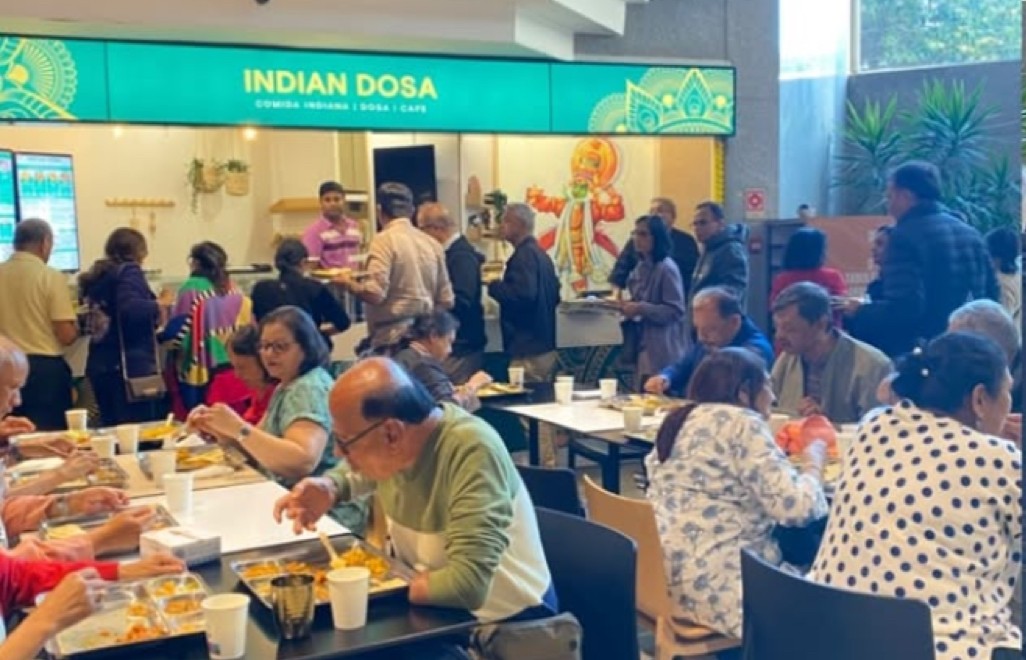 Indian dosa - Saldanha Residence: the place