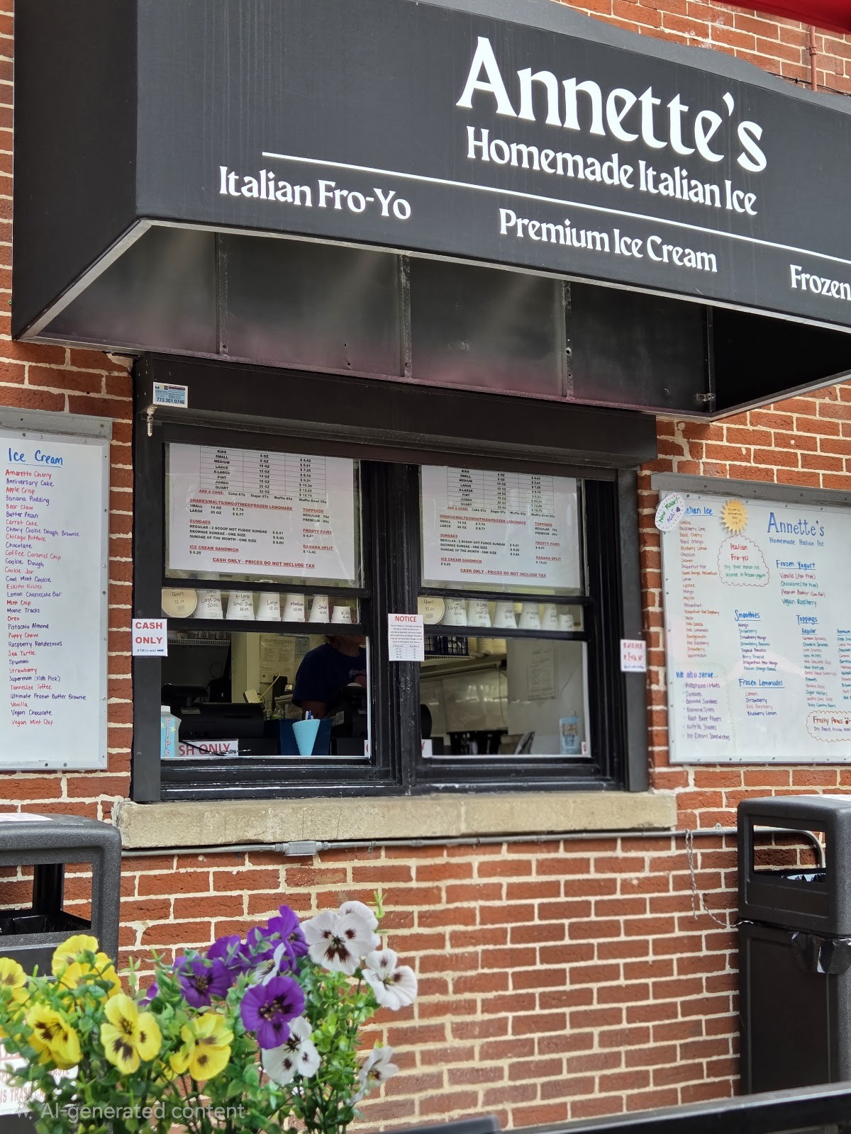 Annette's Italian Ice: the place