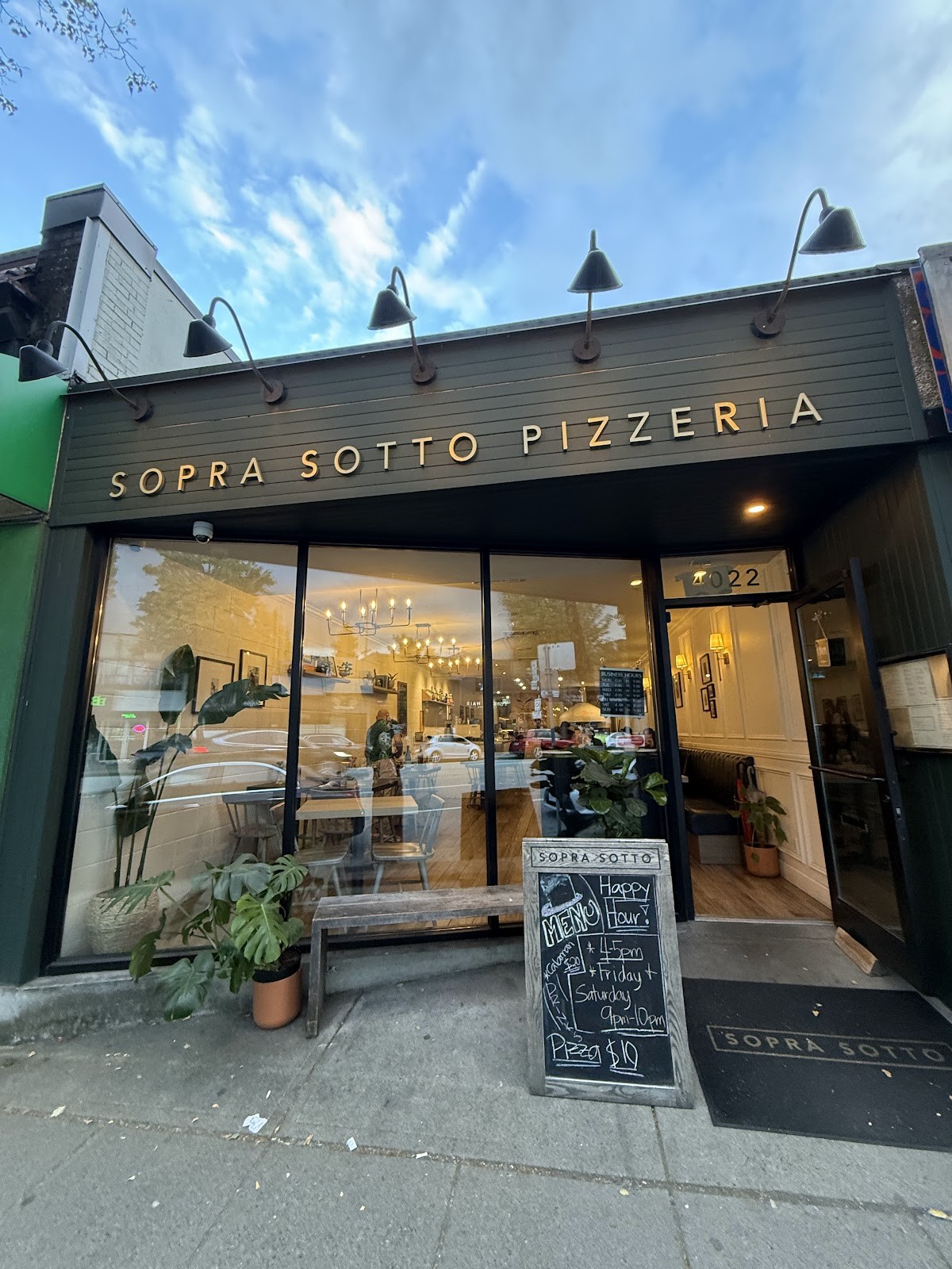Sopra Sotto Pizzeria: the place