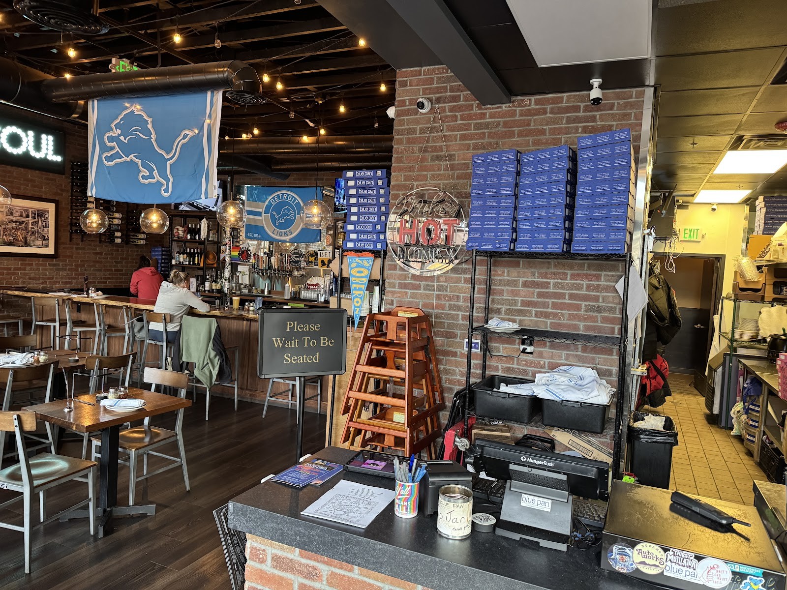 Blue Pan Pizza: the place