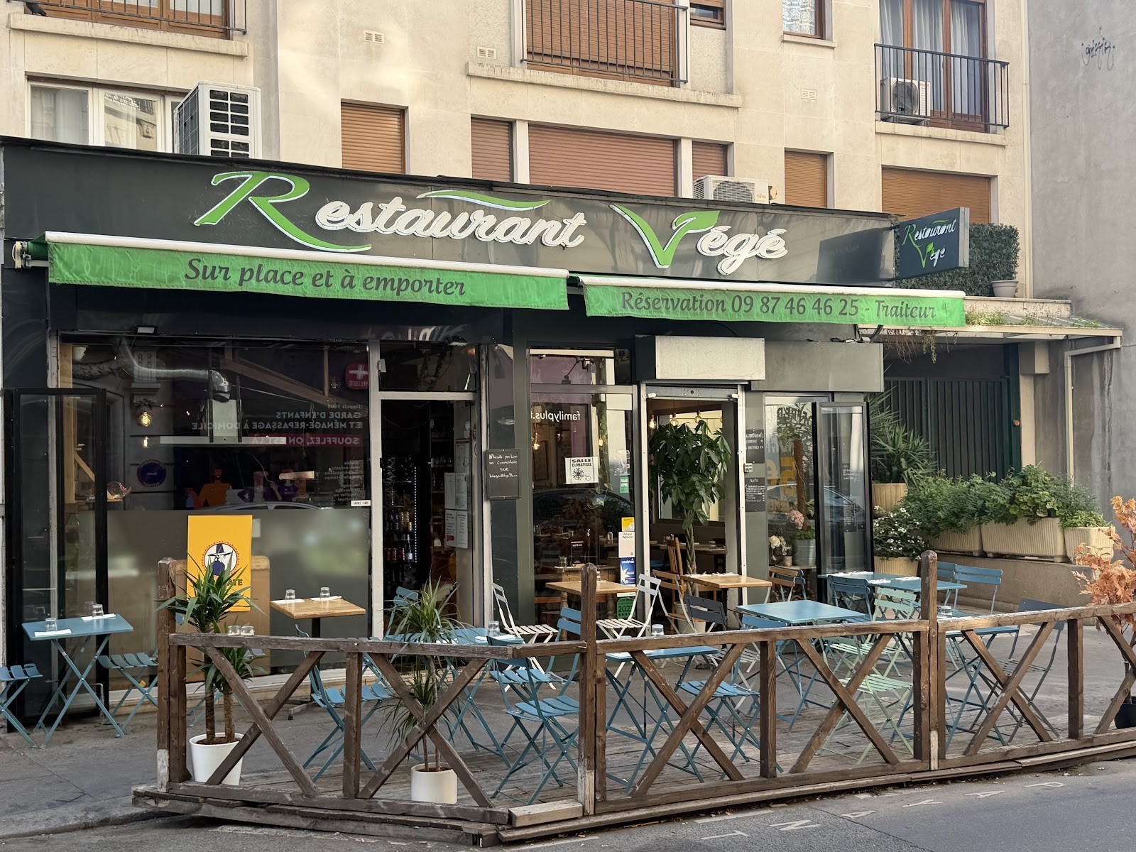 Restaurant Végé: the place
