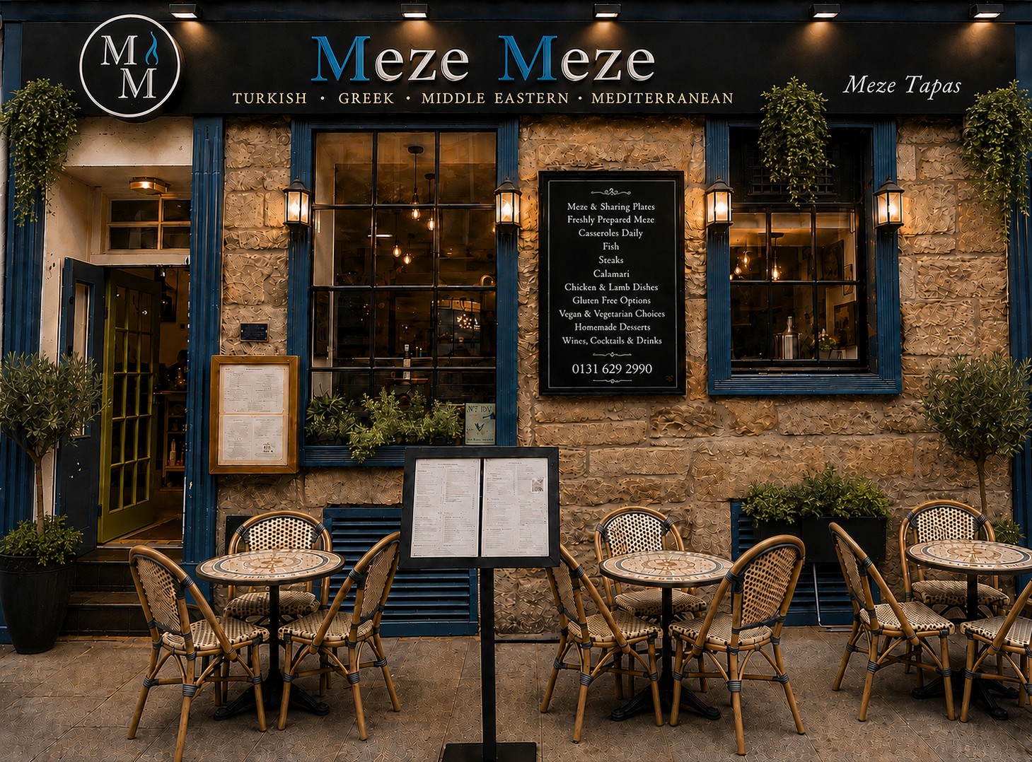 Meze Meze Edinburgh: the place