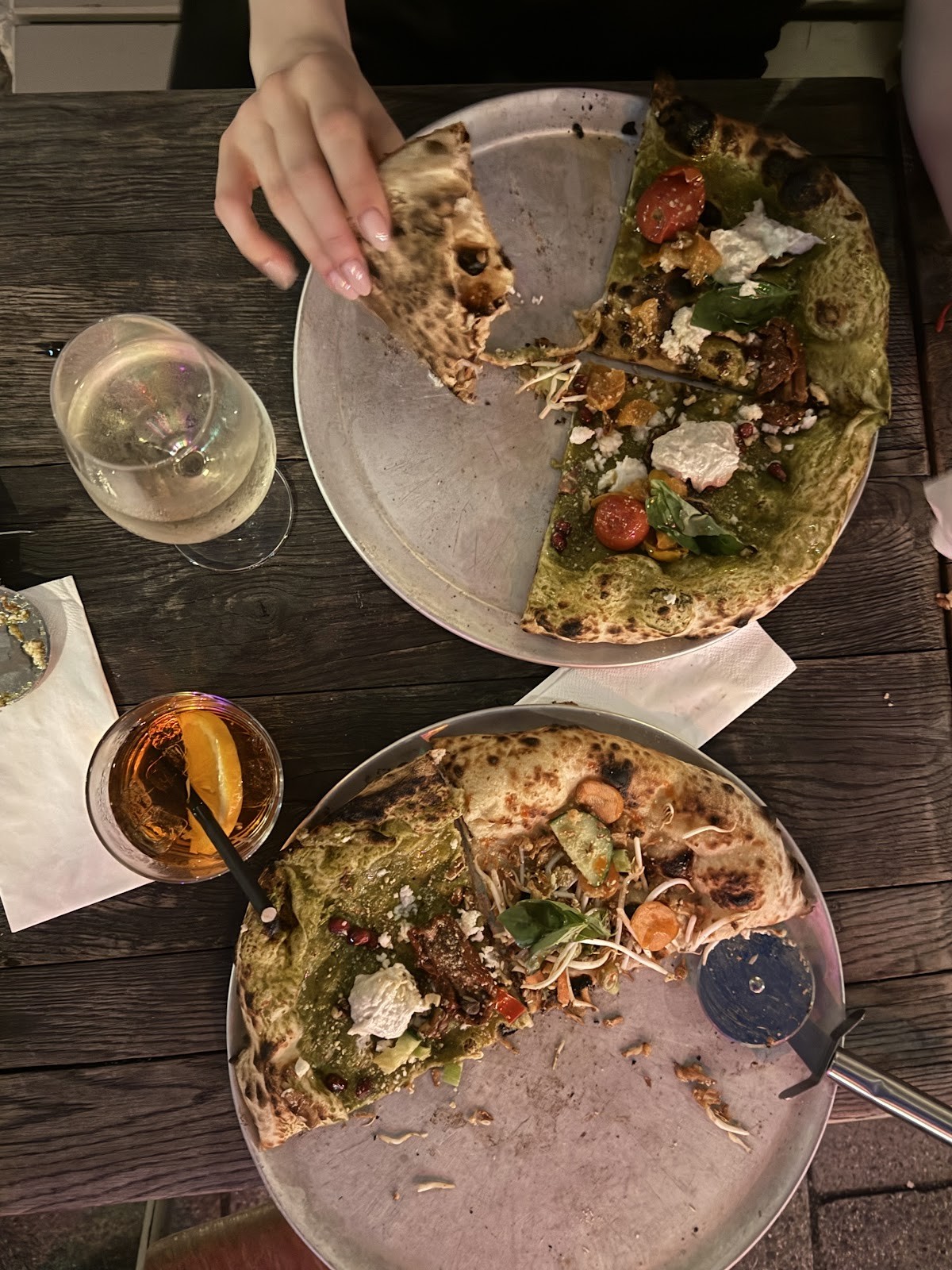 Pretty Pizza: food & drinks