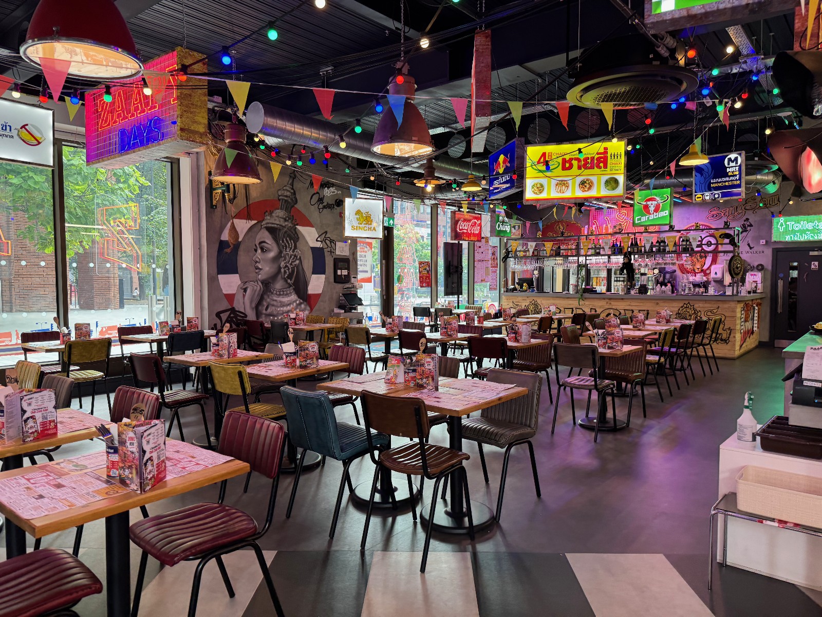 Zaap Thai Street Food Manchester: the place