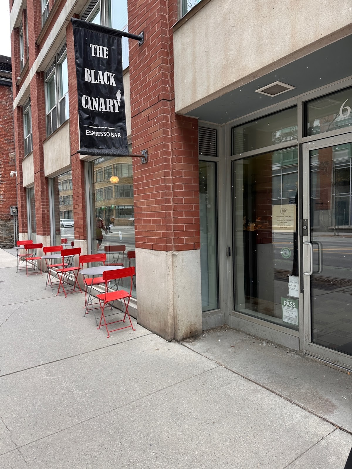 The Black Canary Espresso Bar (Sherbourne): the place
