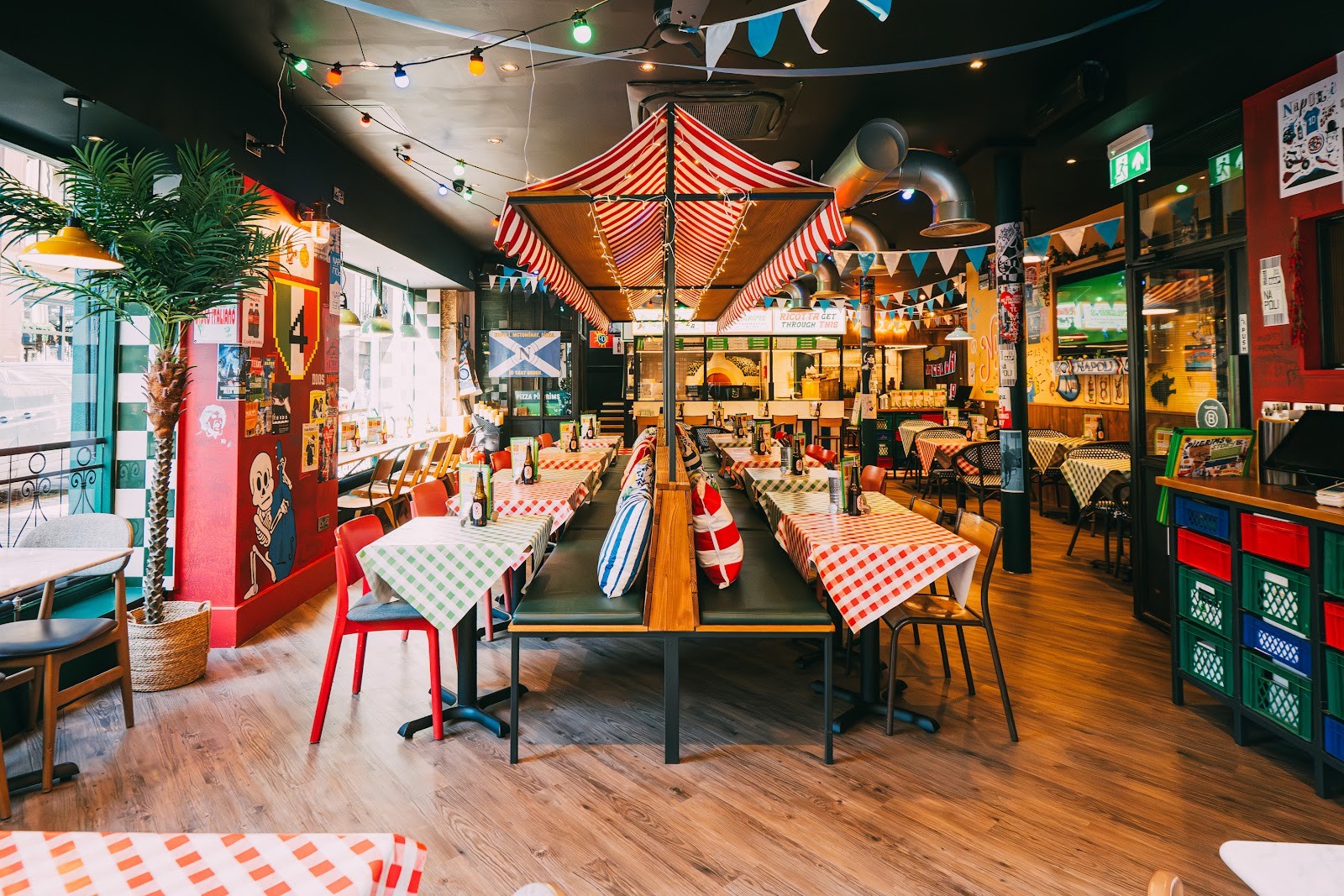 Pizza Pilgrims Glasgow: the place