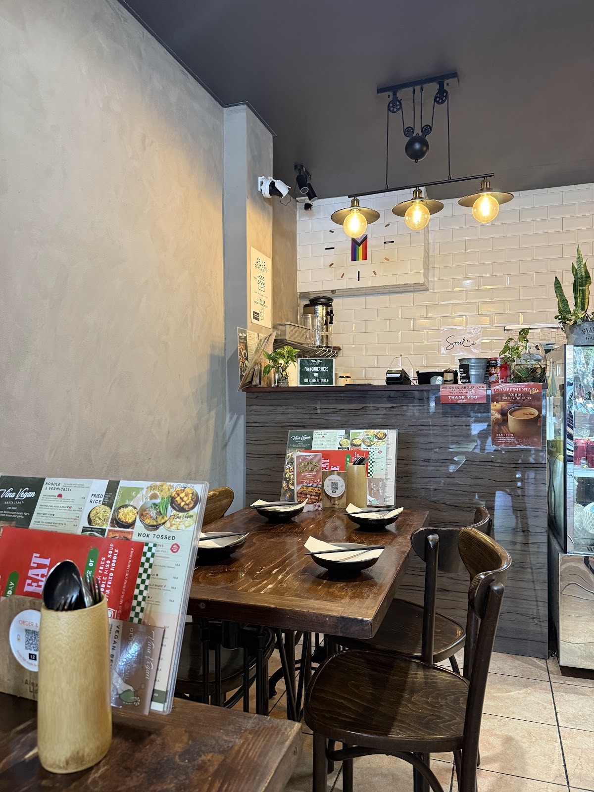 Vina Vegan Restaurant: the place