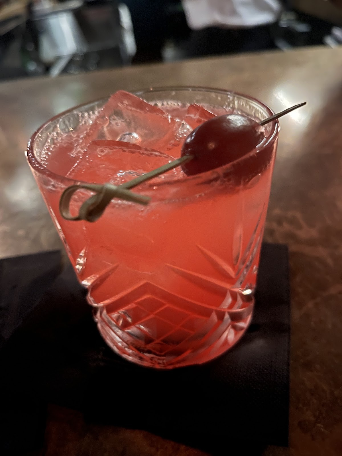 Charlie was a sinner.: food & drinks