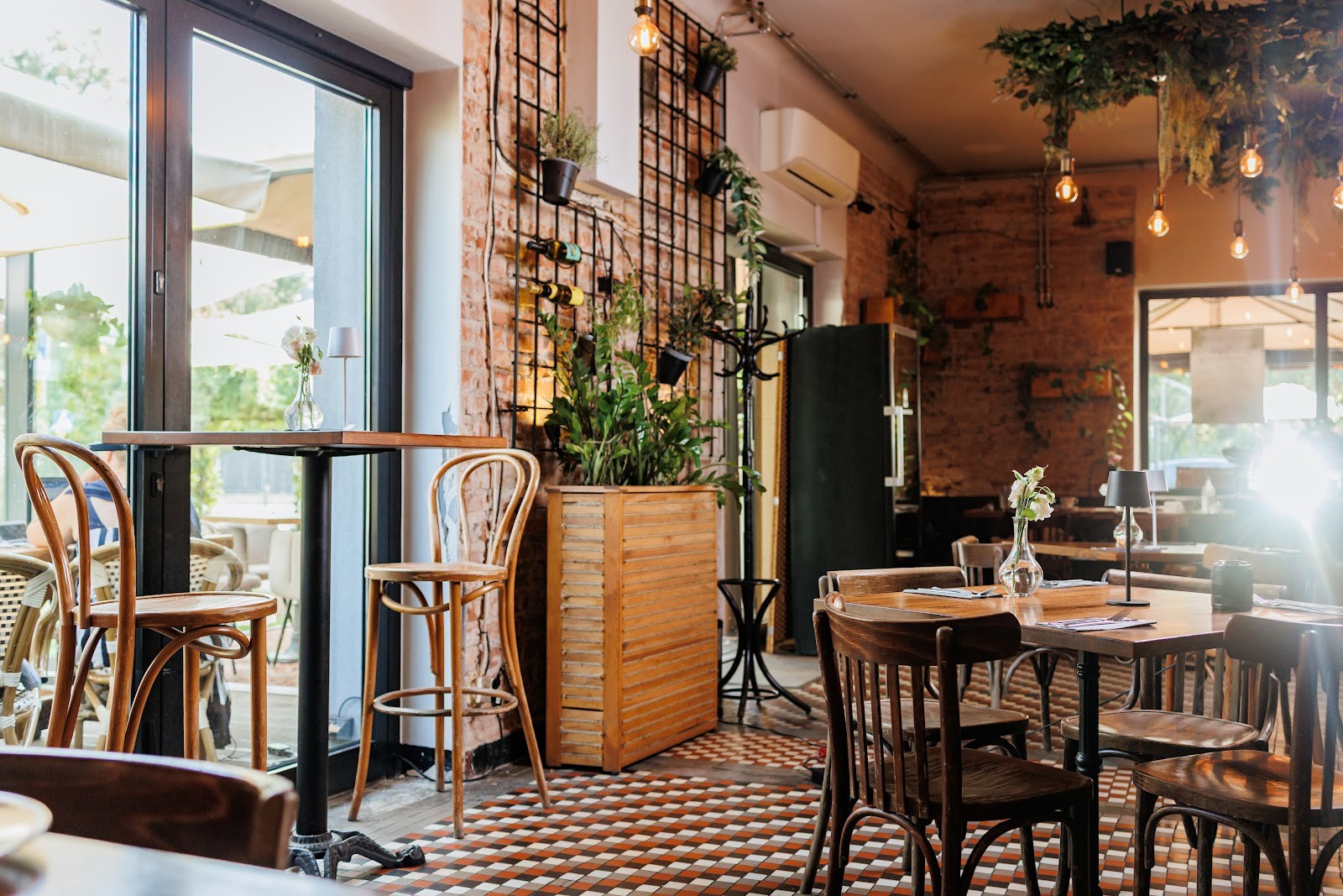 Restauracja Szklarnia: the place
