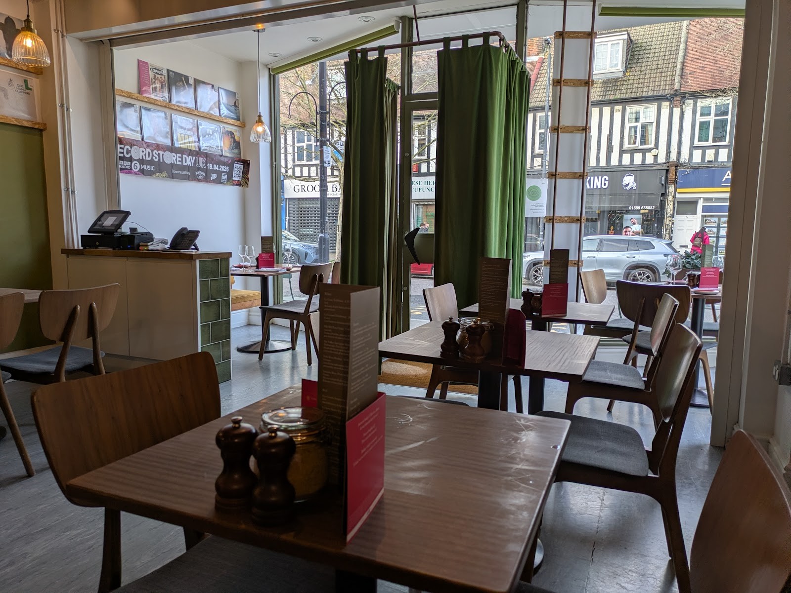 the Orpington Café & Record Store: the place