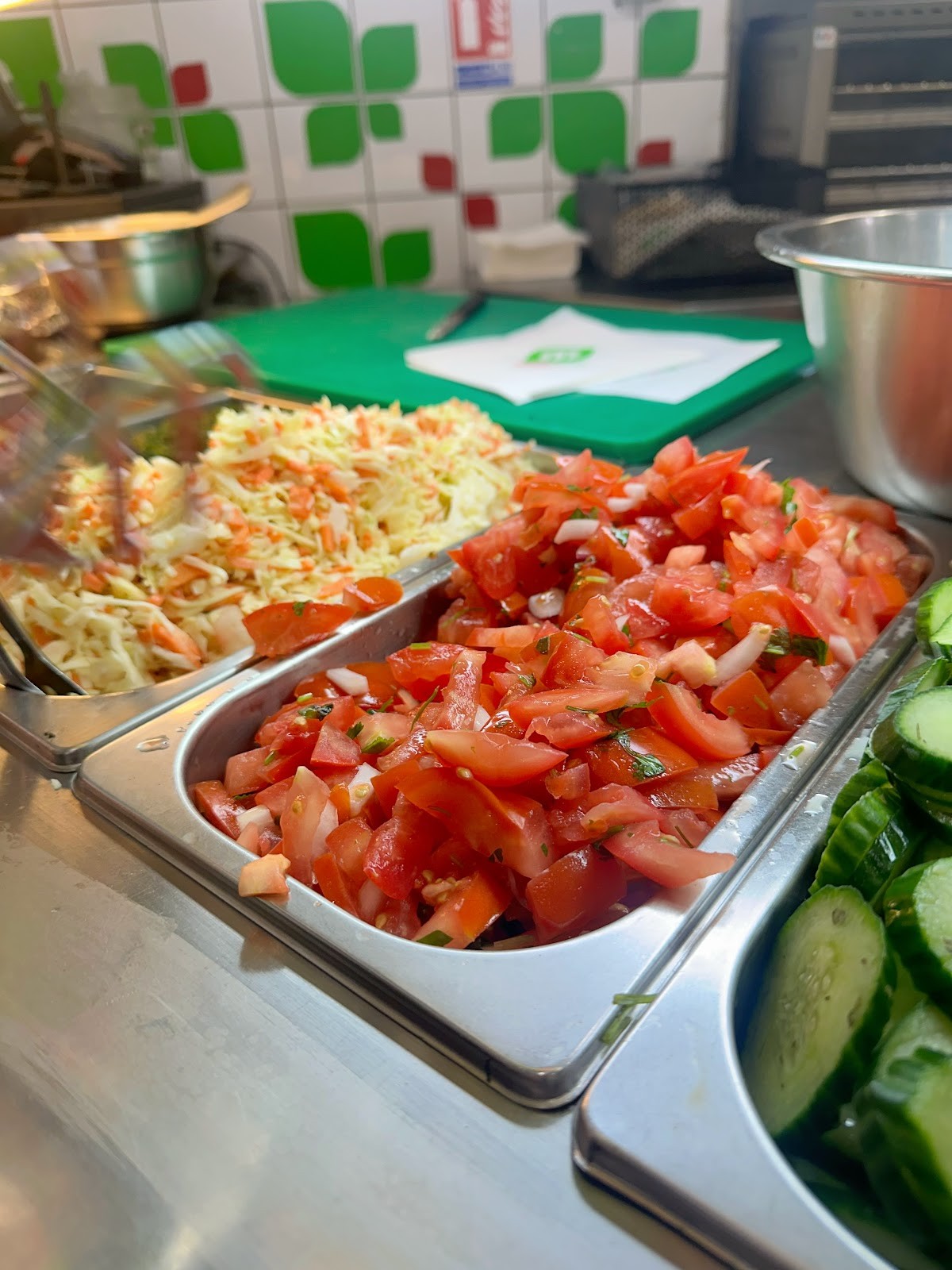 Maoz Falafel: food & drinks