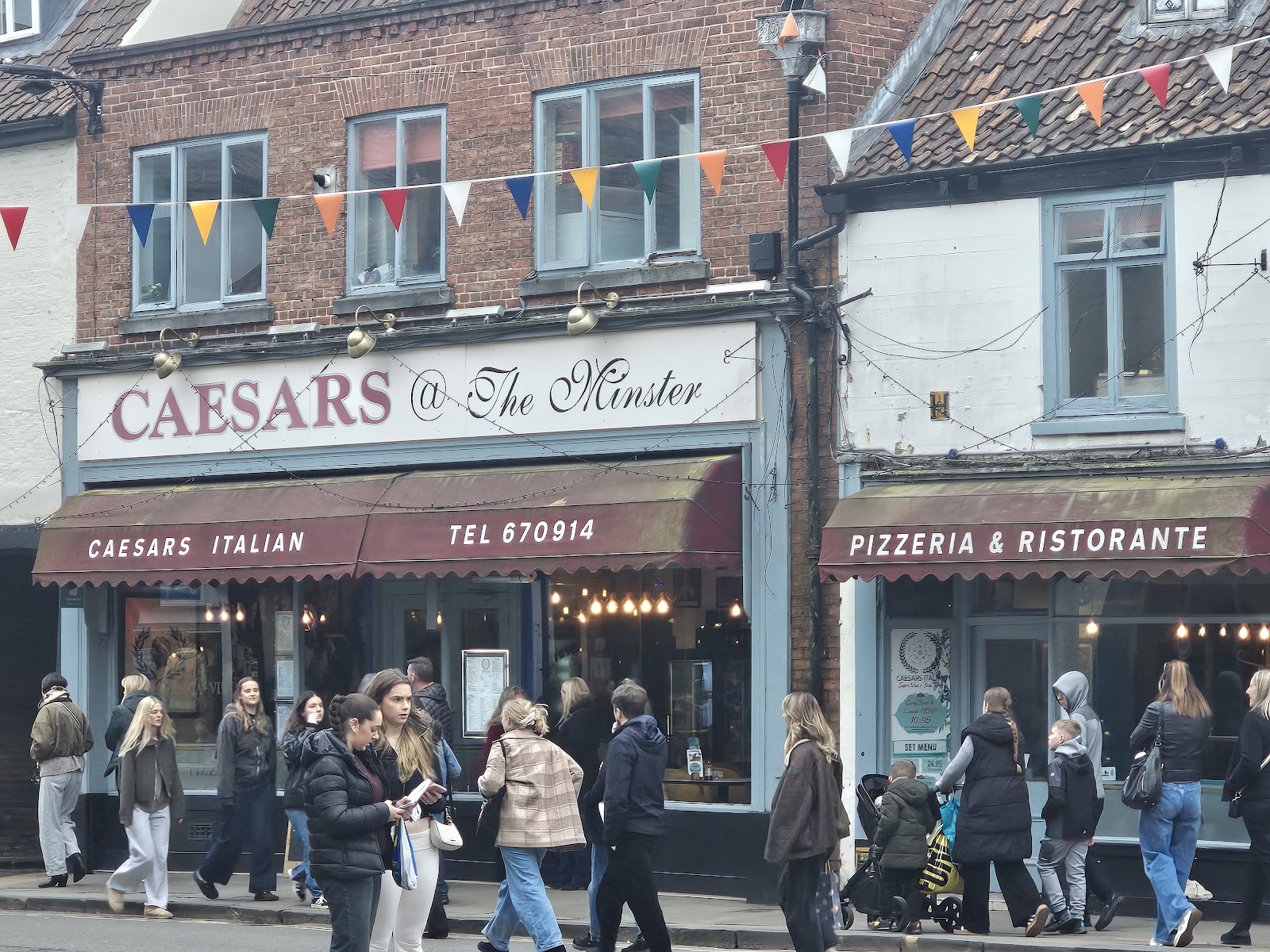 Caesars@theMinster Italian Restaurants York: the place