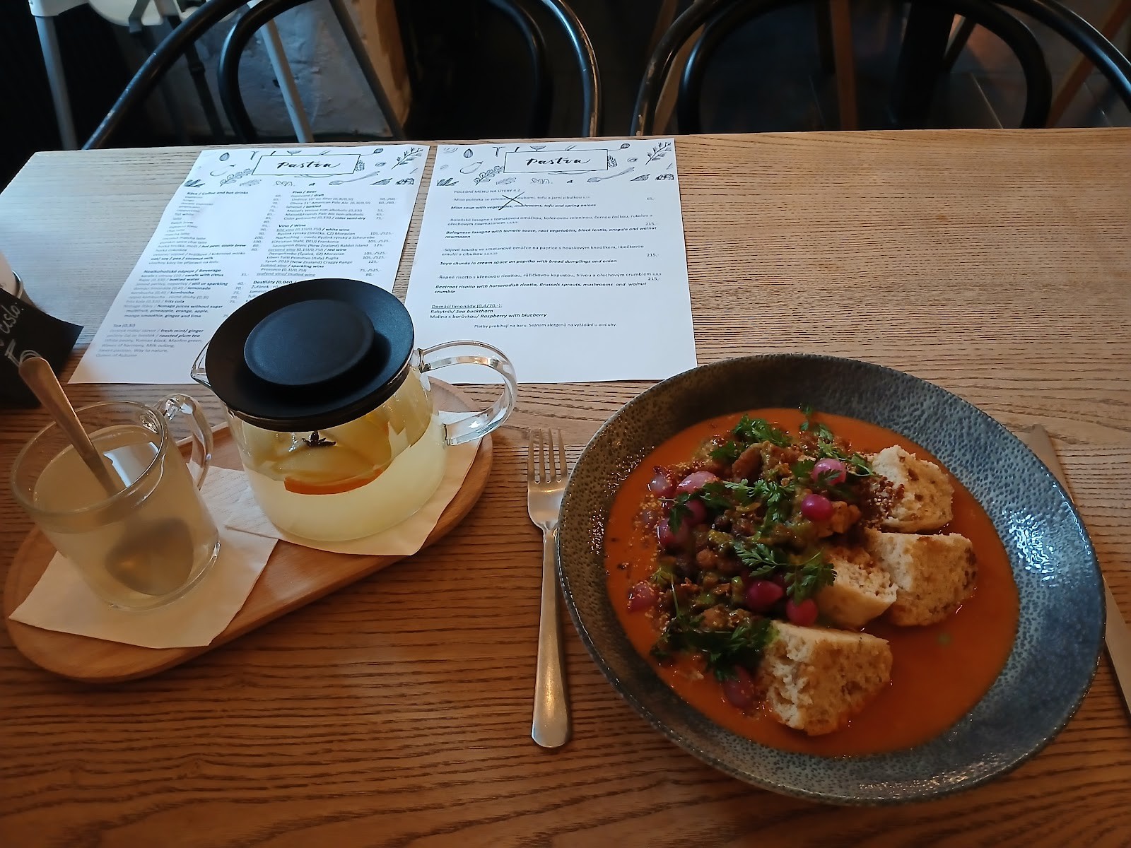 Pastva: food & drinks
