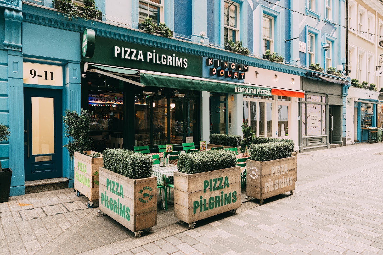Pizza Pilgrims Carnaby: the place