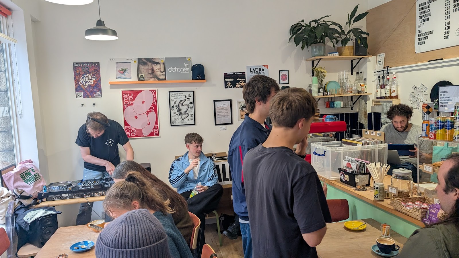 Slow Progress Records & Coffee: the place