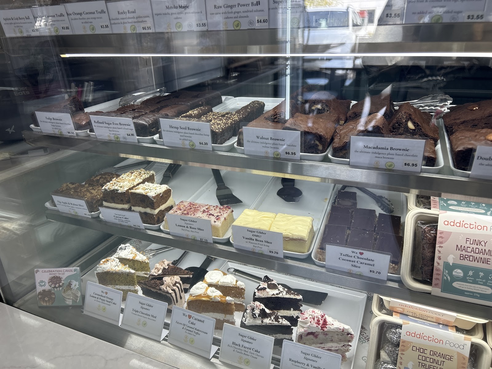 Sugar Glider: food & drinks