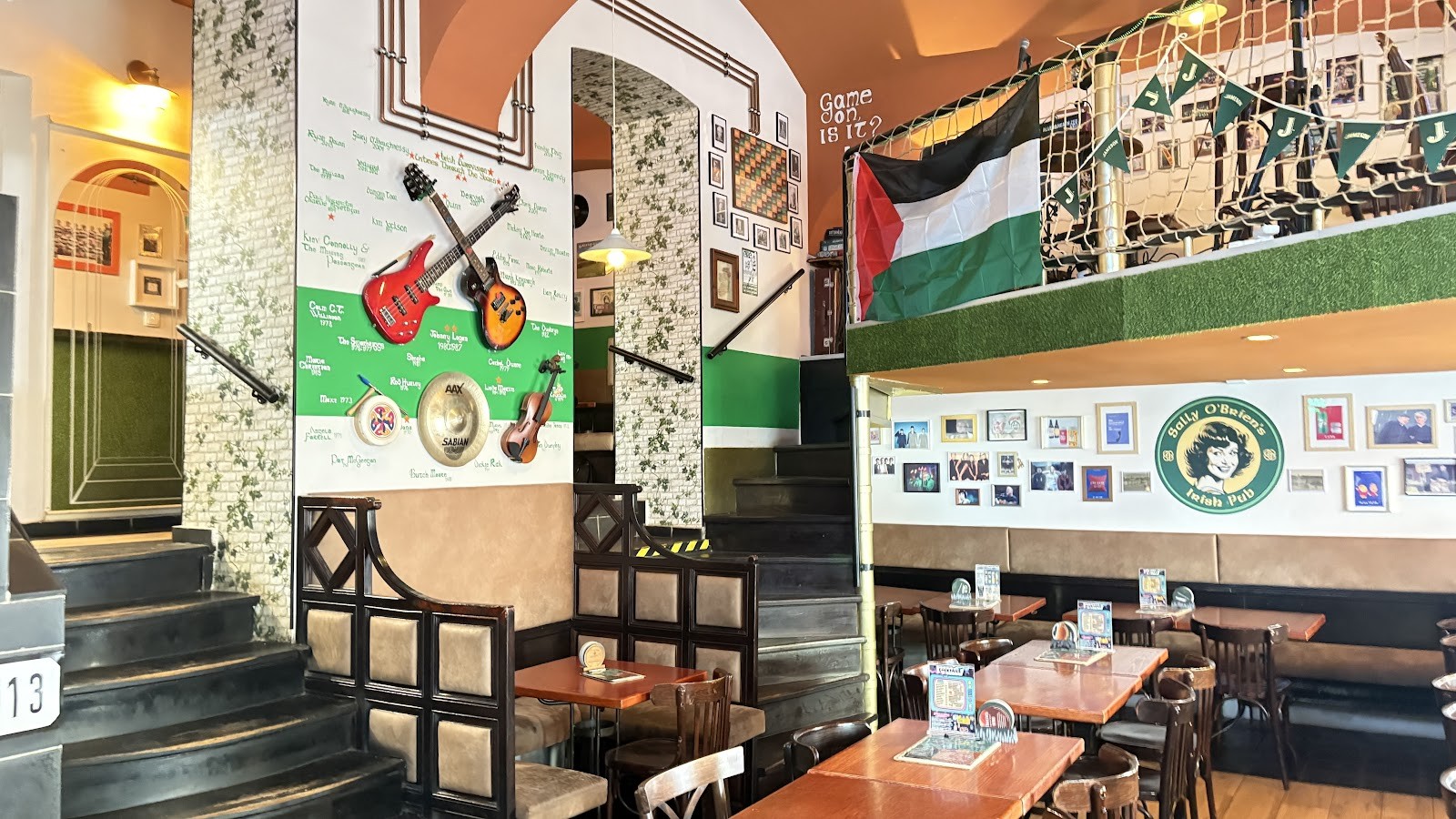Sally O’Brien’s Irish Pub: the place