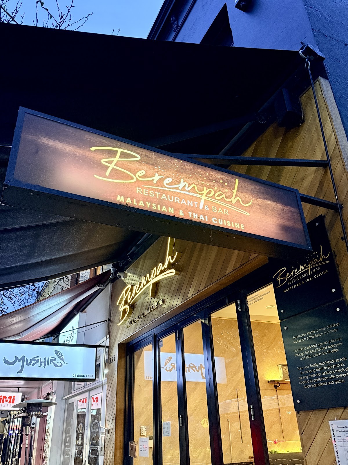 Berempah Malaysian Thai - Balmain: the place