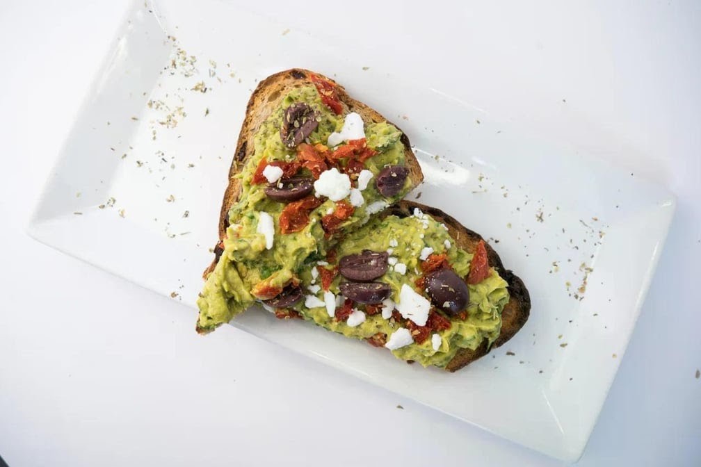 Glowing Plant-Based Eatery: food & drinks