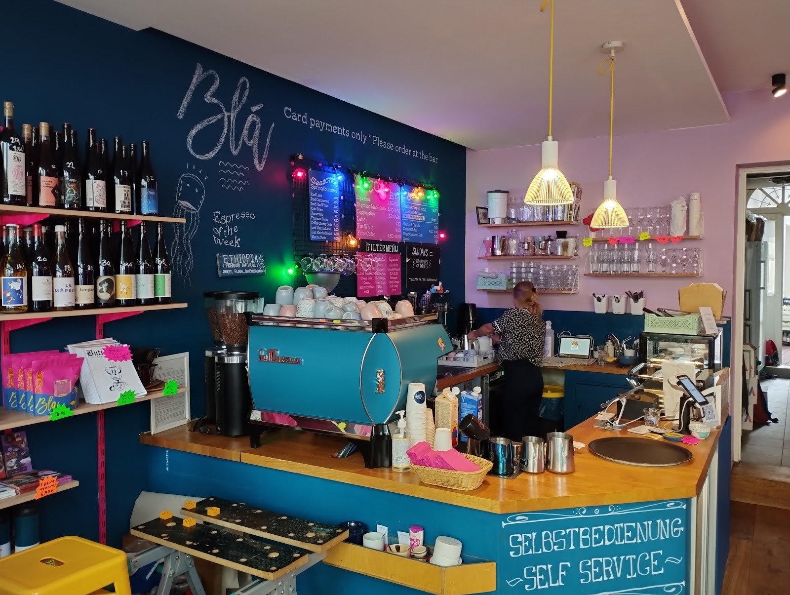 Café Blá: the place