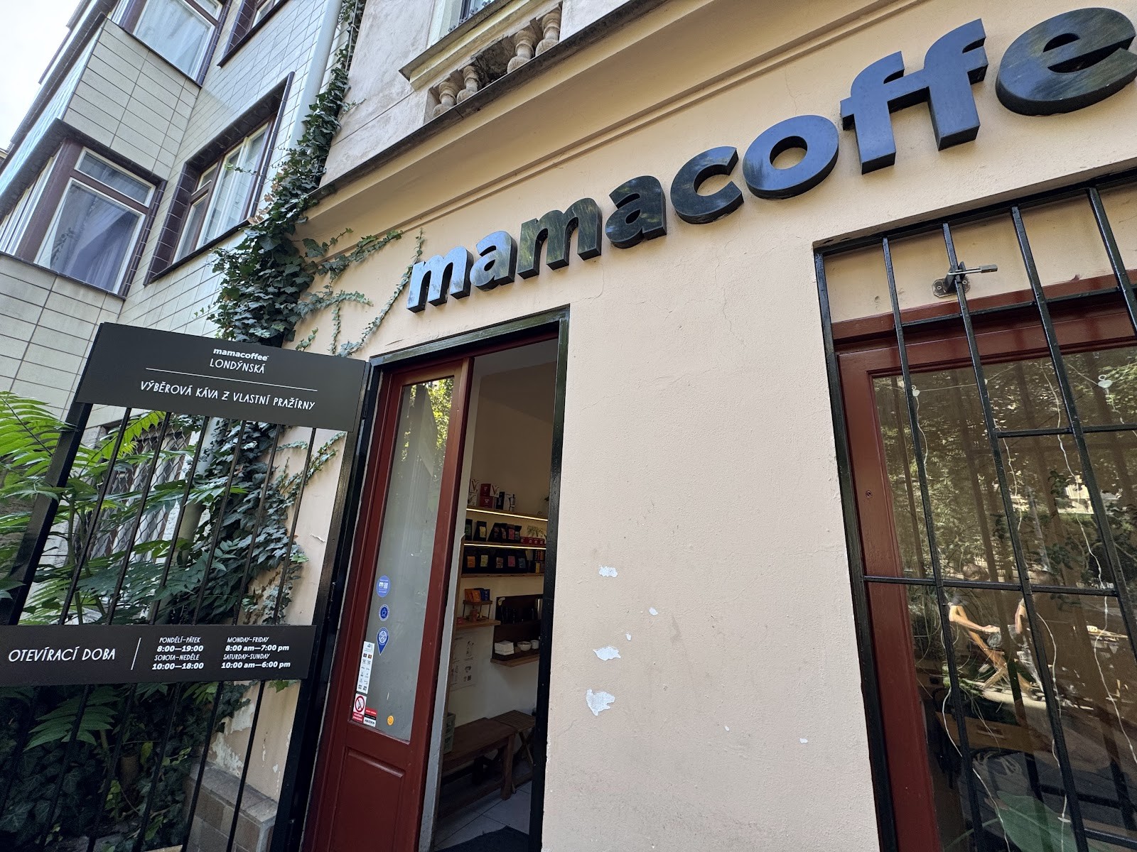 mamacoffee Londýnská: the place