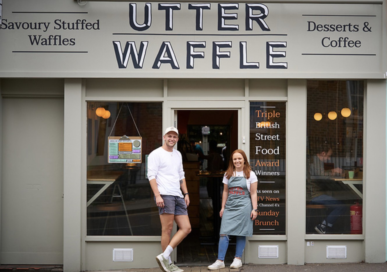 Utter Waffle Herne Hill: the place