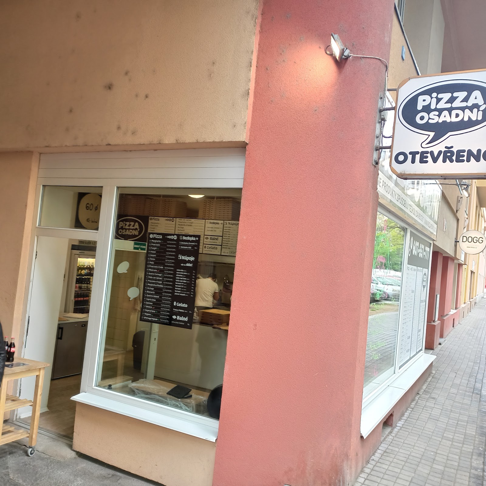 Pizza Osadní: the place