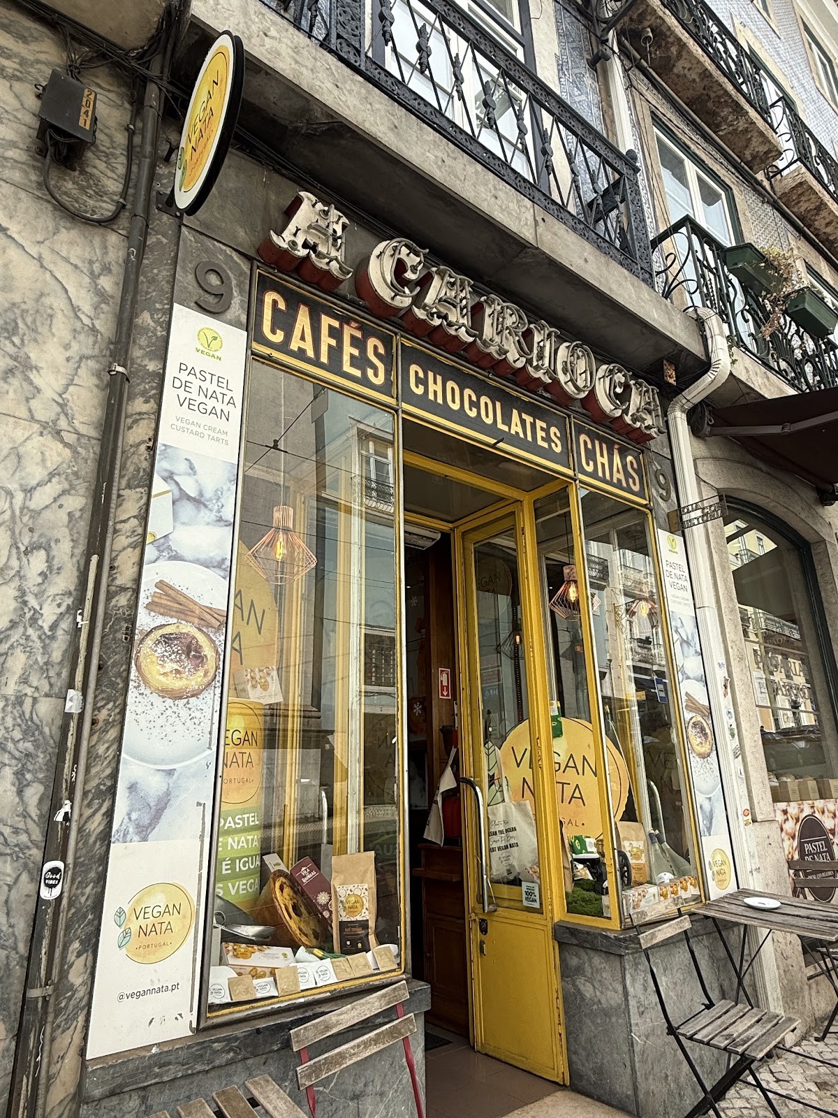Vegan Nata Chiado: the place